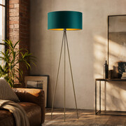 Lampa stojąca do salonu w stylu urban jungle SEWILLA GOLD