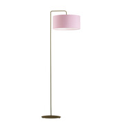 Różowa lampa podłogowa do pokoju dziewczynki BOLIVIA w minimalistycznym stylu