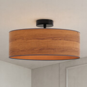 Designerska lampa sufitowa do salonu WENECJA ECO fi - 50 cm - kolor kasztanowy