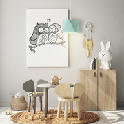 Lampa wisząca miętowa SALLO