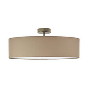 Nowoczesny plafon LED do salonu WENECJA fi - 60 cm - kolor beżowy