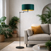 Lampa podłogowa z regulowanym ramieniem prawo–lewo LED CANCUN GOLD