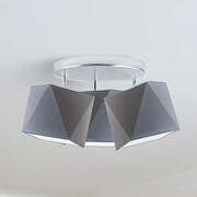 Szary plafon 3-punktowy regulowany MINORKA w stylu skandynawskim