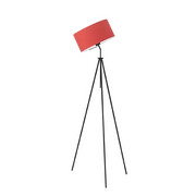 Lampa podłogowa czarno-czerwona MALMO