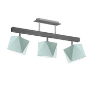 Nowoczesny plafon do pokoju dziecka z regulowanymi kloszami MIRAMAR