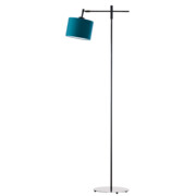 Lampa stojąca do czytania przy fotelu SERES w stylu hampton