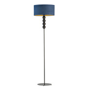Lampa podłogowa z welurowym abażurem BERMUDY VELUR