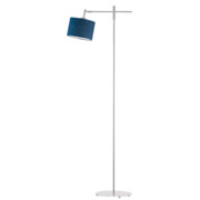 Elegancka lampa podłogowa do czytania SERES VELUR z regulacją kąta padania światła