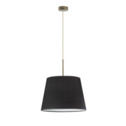 Regulowana lampa wisząca w czarnym kolorze SARI VELUR - kolor czarny