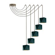 Lampa wisząca typu pająk KANO D5 GOLD