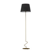 Stylowa lampa podłogowa SURAT VELUR z abażurem