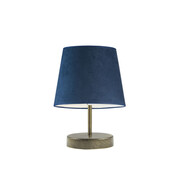 Mała lampka nocna do sypialni ALMADA VELUR