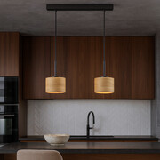 Designerska lampa wisząca 2-punktowa na belce MONTANA ECO