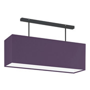 Designerski podłużny plafon LED do jadalni KORFU