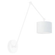 Biały kinkiet na ruchomym wysięgniku TESNUS