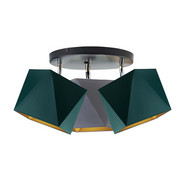 Nowoczesna lampa sufitowa MINORKA GOLD z regulacją kąta padania światła