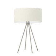 Chromowana lampa stołowa na 4 nogach SIERRA