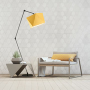 Nowoczesna lampa stojąca do salonu OSAKA na wysięgniku ruchomym