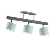 Drewniana lampa sufitowa 3-punktowa do pokoju dziecka z regulacją kąta padania światła HOLLYWOOD