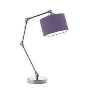 Lampka nocna srebrna ASMARA