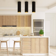 Żyrandol tuba do kuchni MEDIOLAN GOLD