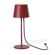 Lampka LED na akumulator PAOLA 300 w kolorze rubinowym czerwonym 6 sztuk/komplet