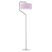 Dekoracyjna lampa podłogowa do pokoju dziecka TESALLIA z jasnofioletowym abażurem 40 cm