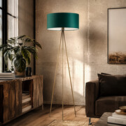 Patynowa lampa podłogowa na 3 nogach w stylu urban jungle SEWILLA