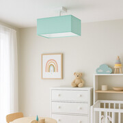 Plafon do pokoju dziecka ALBA - kolor miętowy