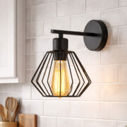 Czarny kinkiet do kuchni loft CORK LOFT