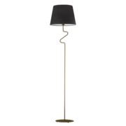 Nowoczesna lampa podłogowa FOGO VELUR z włącznikiem nożnym