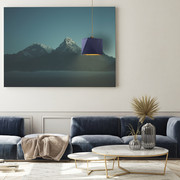 Pojedyncza lampa wisząca z diamentowym abażurem SALLO GOLD