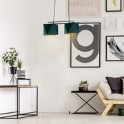Lampa wisząca do salonu MADRYT GOLD