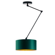 Metalowa lampa sufitowa z 3 przegubami NEWA GOLD