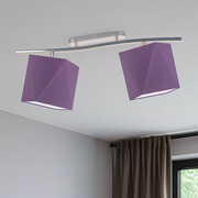 Nowoczesny plafon na belce z regulacją CORONA w stylu art deco