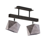 Designerski plafon sufitowy z drewna ASTIR 2-punktowy regulowany