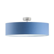 Błękitna lampa sufitowa do pokoju chłopca WENECJA fi - 60 cm - kolor niebieski