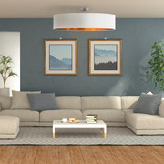 Żyrandol do pokoju GRENADA GOLD fi - 80 cm