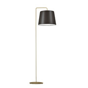 Lampa podłogowa brązowa do pokoju dziennego RIJAD
