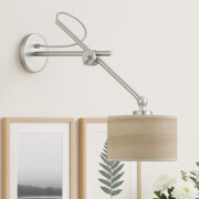 Regulowany kinkiet ścienny do czytania w sypialni HAMILTON ECO
