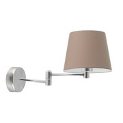 Regulowany kinkiet do czytania w sypialni LUGO beżowy