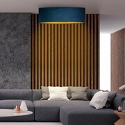 Duży plafon sufitowy do salonu MEDINA VELUR fi - 80 cm