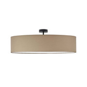 Elegancki plafon do salonu GRENADA fi - 80 cm - kolor beżowy