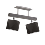 Drewniana listwa sufitowa ASTIR z 2 punktami światła regulowanymi