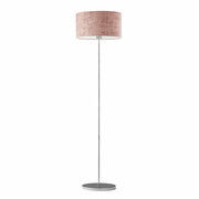 Srebrna lampa podłogowa w stylu prowansalskim WERONA VELUR