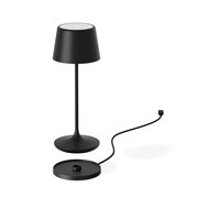 Lampka akumulatorowa LED LUNA 300 czarny matowy 6 sztuk/komplet