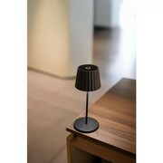 Lampa stołowa LED VERLO VIENNA 28 cm - czarna matowa