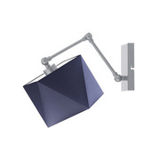 Szary kinkiet z regulowanym ramieniem AMARILLO