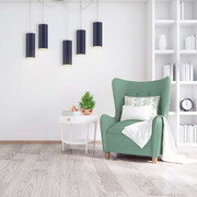 Granatowa lampa wisząca do salonu VIZELA T5