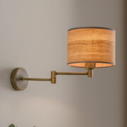 Kinkiet regulowany czarny LED na wysięgniku BRAGE ECO